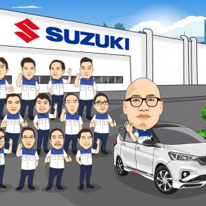 karikatur perpisahan farewell